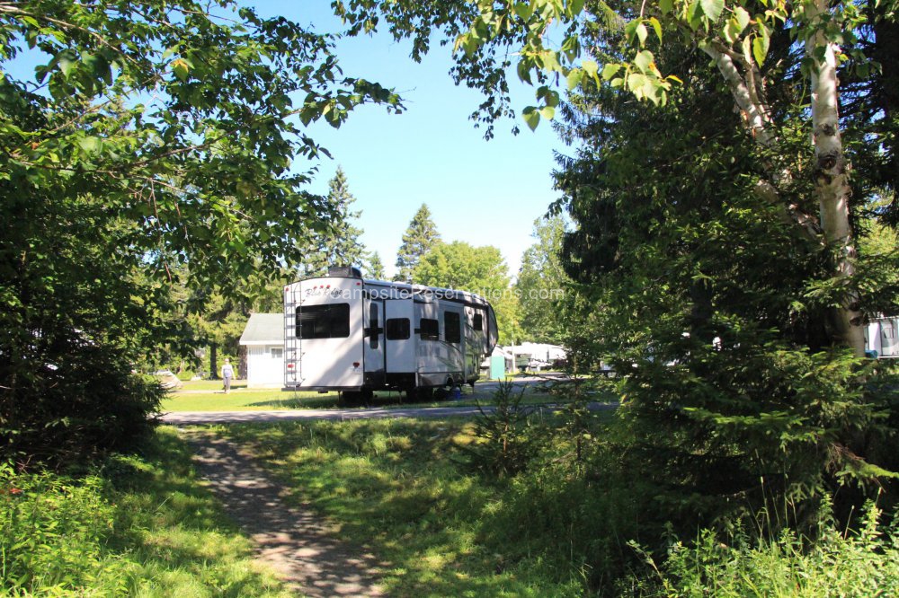 Headquarters Campground at Fundy National Park, New Brunswick, Canada